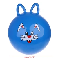 new 18 cat ear inflatable jump ball hopper bounce retro ball with handle gift