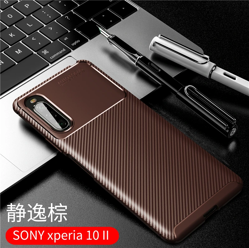 

Soft Case For Sony Xperia 10 II Case Fundas Silicone Rubber Protector Shell For Sony Xperia 10 II Cover For Sony Xperia 10 II
