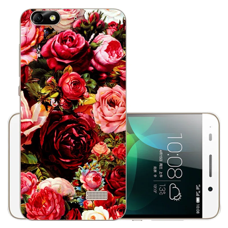 Чехол-книжка 5,0 дюйма для huawei Honor 4C, чехол CHC-U01, CHM-U01 чехол для huawei Honor 4C, мягкий силиконовый чехол для huawei G Play Mini - Цвет: ADHWGQ