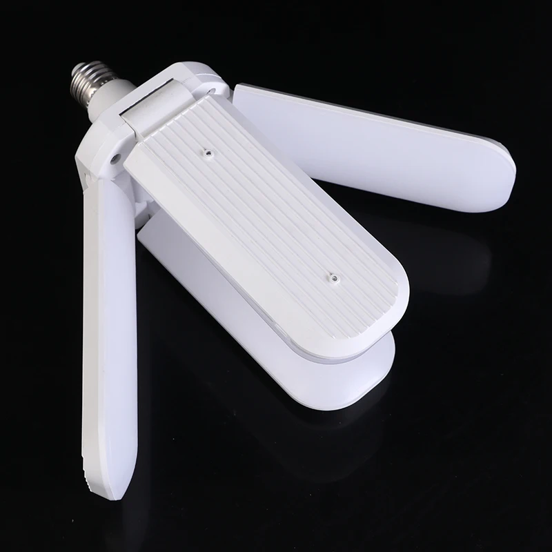 

E27 Deformable LED Garage Light Bulb Ceiling Fixture Lights Shop Workshop Lamp