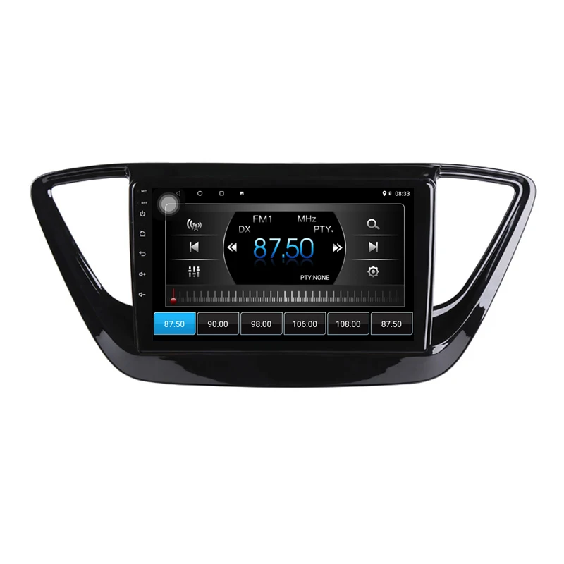Автомагнитола 9 &quot 4G RAM 8 ядер Android DVD GPS навигация для Hyundai Verna Solaris 2017 2018 2019 стерео