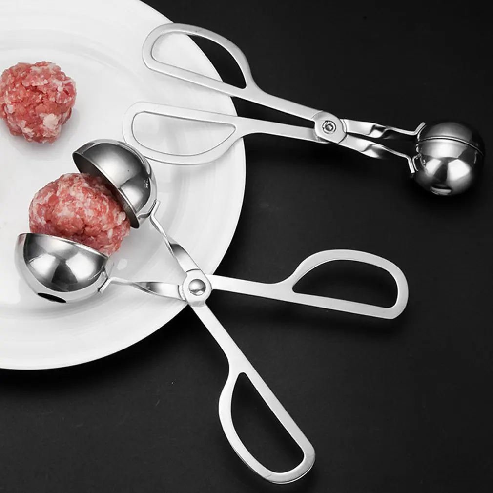 

Hot High Quality Meatball Maker 304 Stainless Steel Stuffed Meatball Clip DIY Fish Meat Rice Ball Maker Non-Stick Meatball Mol