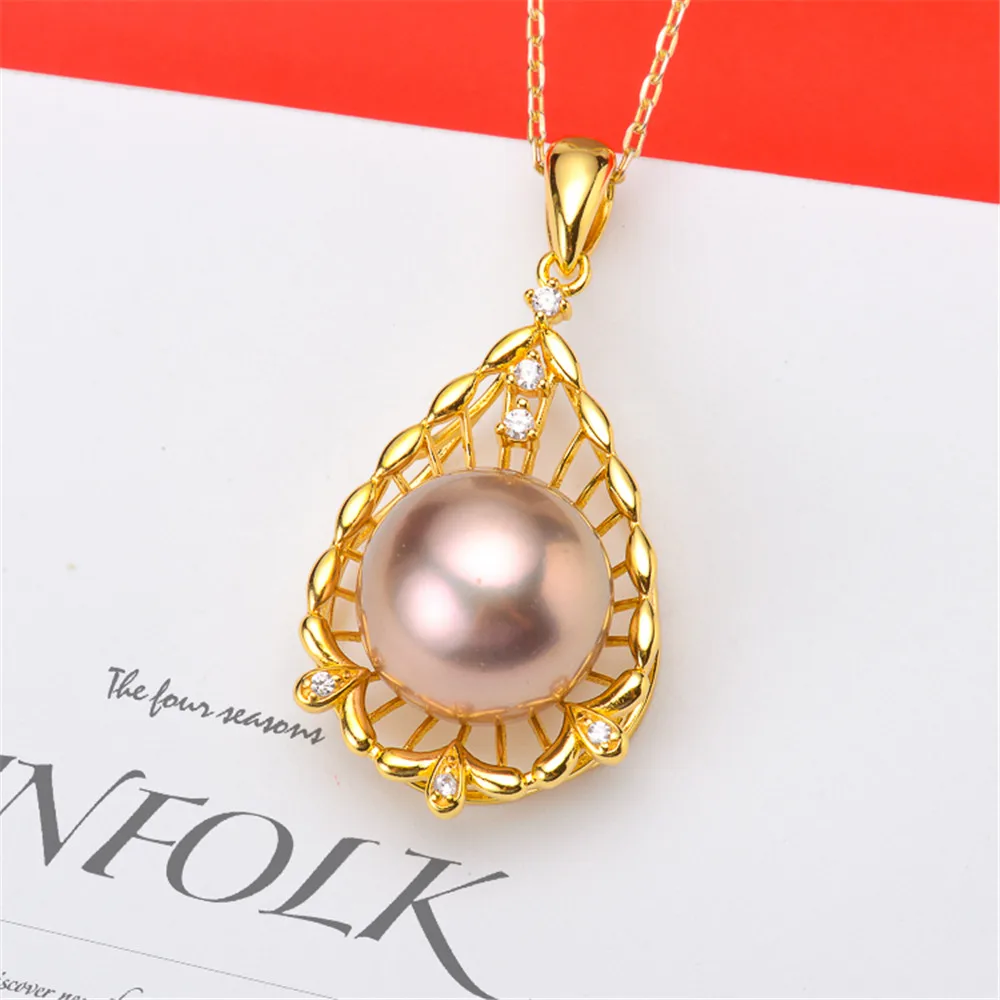 

Аксессуары из стерлингового серебра 925 пробы с жемчугом для самостоятельной сборки, Нефритовая основа подвески, пустая подставка для женщи...