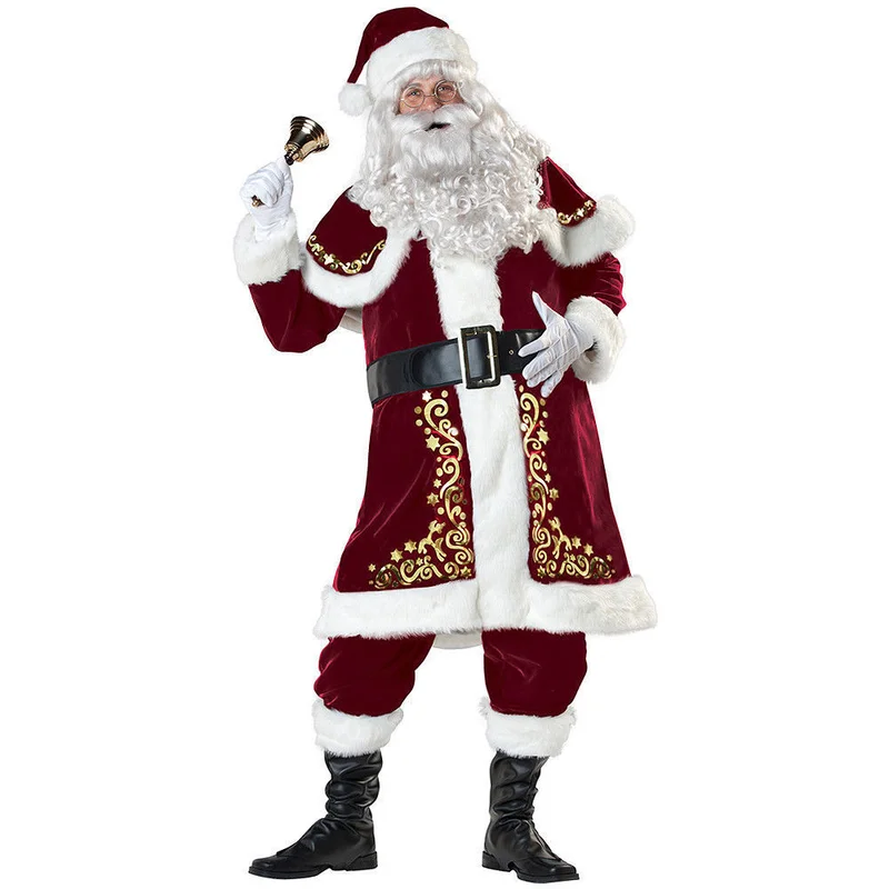 New Santa Claus Mascot Costume Suits Cosplay Party Game Dress Outfits Clothing Advertising Carnival Halloween Christmas Easter |