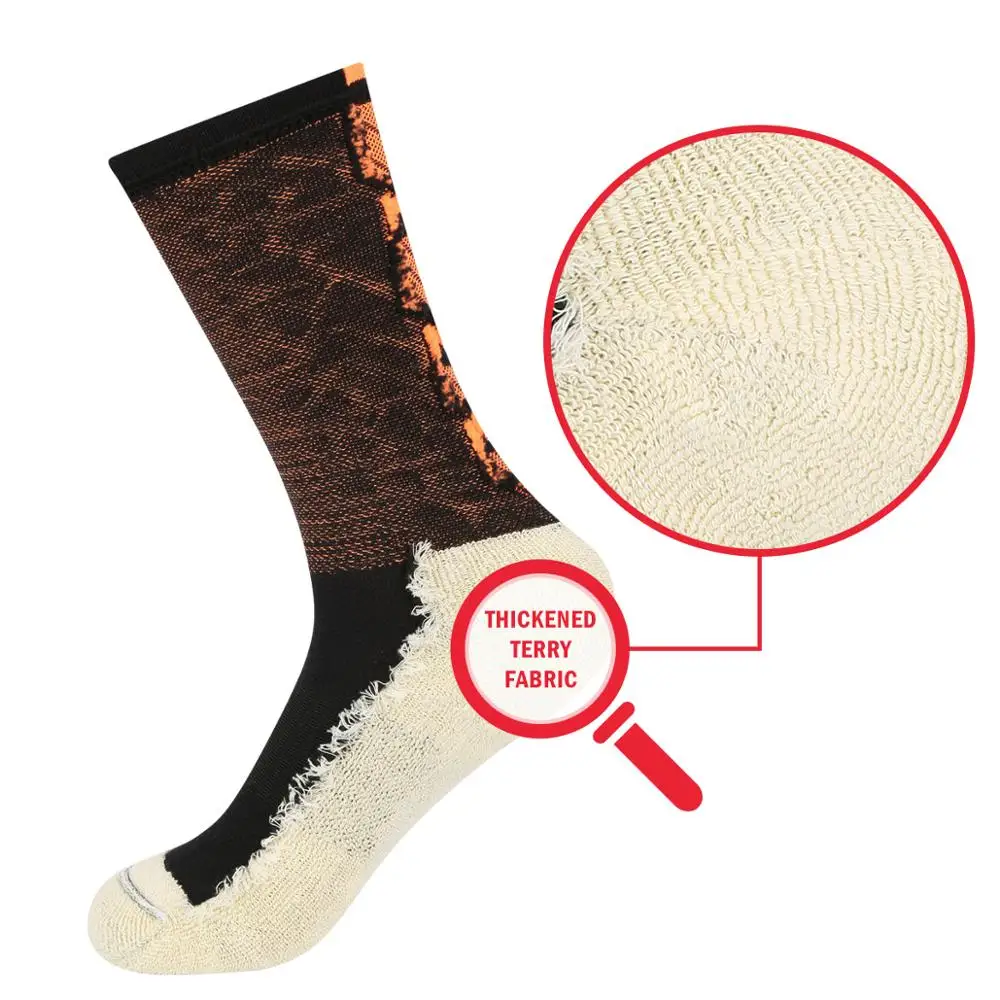 YUEDGE мужские и женские Нескользящие Дышащие носки для езды на велосипеде