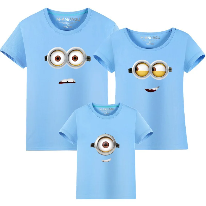 

Family Matching Outfits Tee Cartoon Mother Daughter Son Kid T-shirt Family Clothes Famili Look Father Son mama i corka Clothes