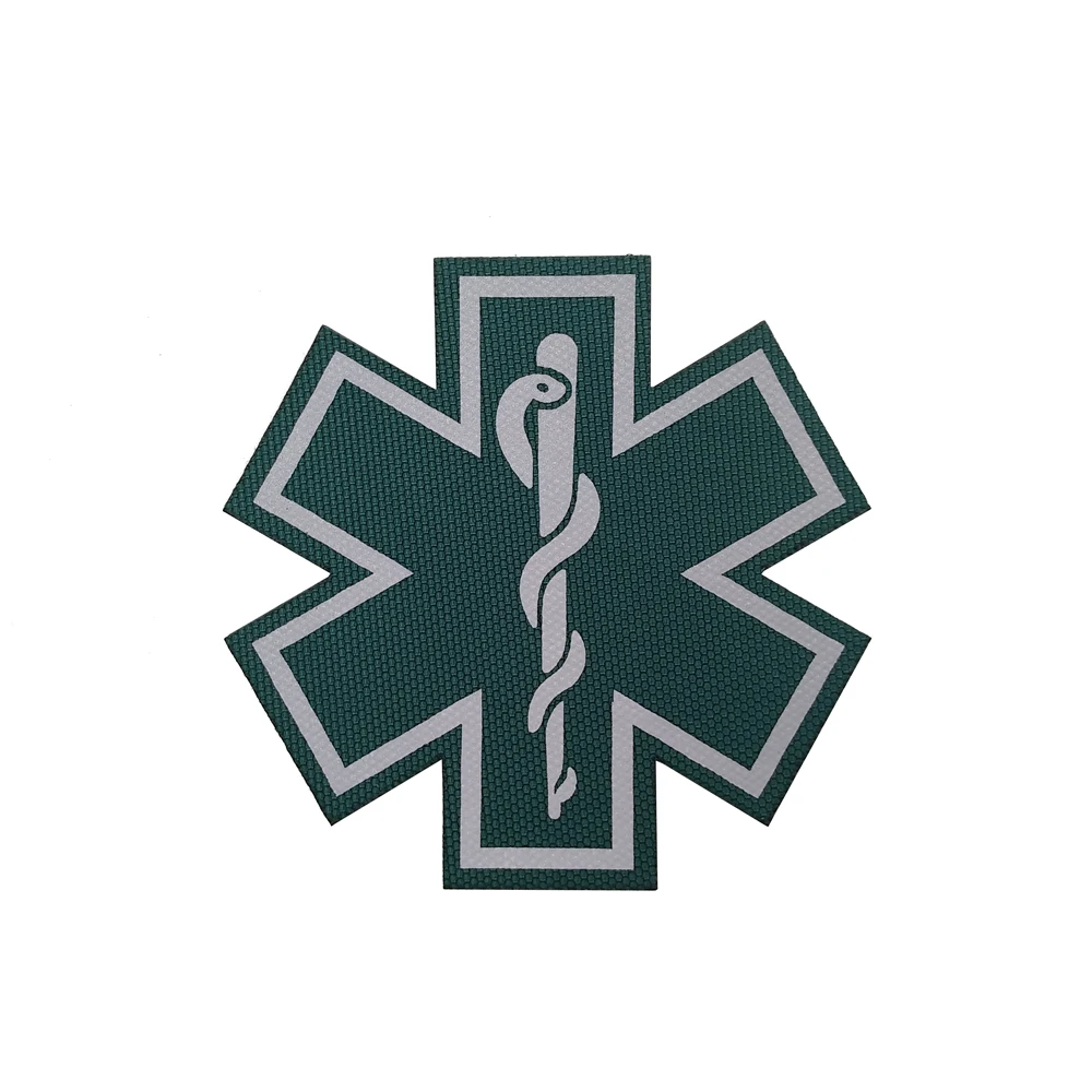 Нашивка с 3D вышивкой спасательная змея ИК глава армейский фанат армейская