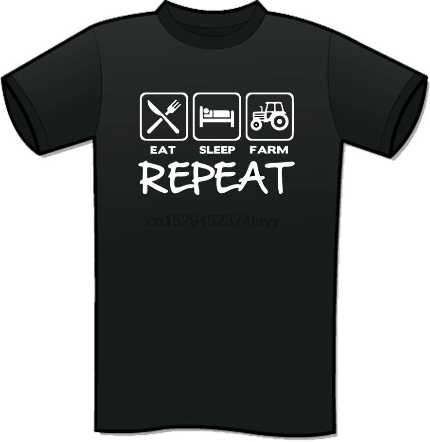 Модная мужская футболка с круглым вырезом для фермерского трактора|Футболки| |