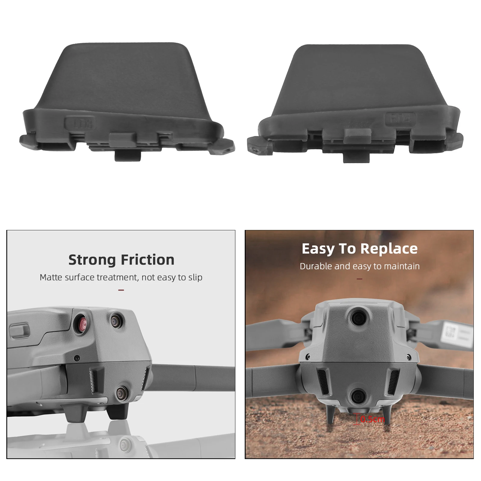 

Rear Landing Gear Protection Pad Lower Bracket for DJI Mavic 2 Pro /. Installation Protection D