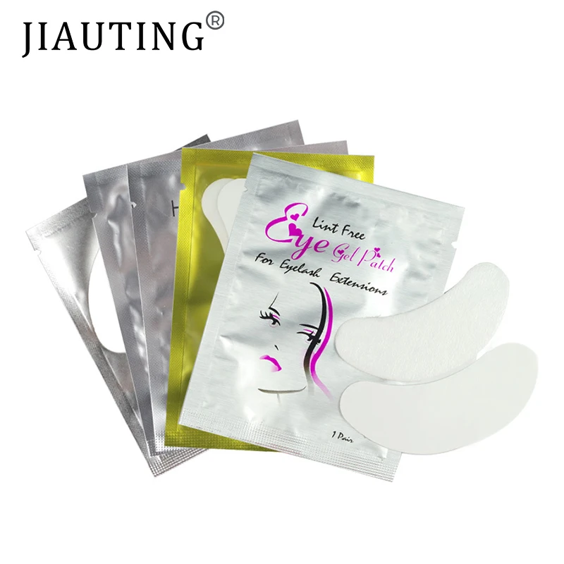 

JIAUTING 10Pairs/Lots Eye Paper Patches for Eyelash Extension Grafted Eyelashes Eye Pads Lint Free Stickers Makeup False Eyelash