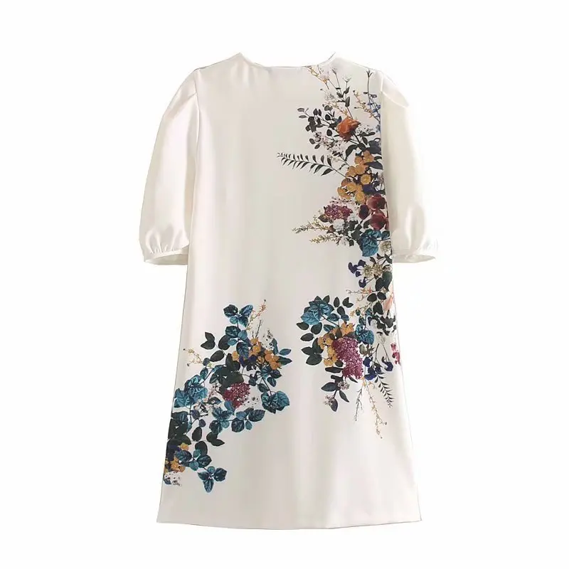 Популярная новинка 357-45-9265 Европейская и американская мода платье с цветочным