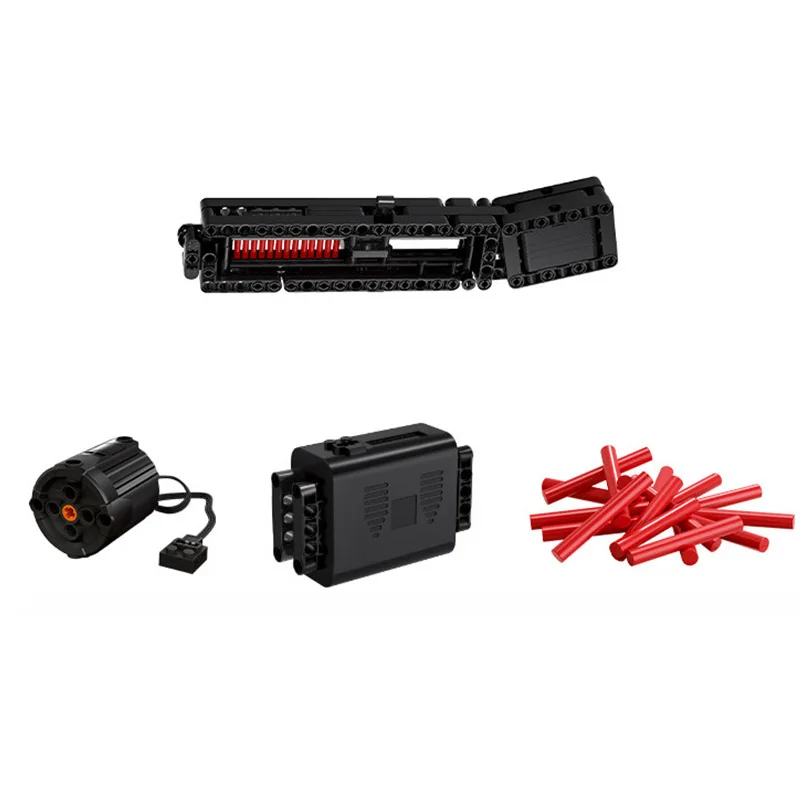 

14001 electric continuous fire MP5 submachine gun blocker moc-29369 assembled building block firearm model toy birthday gift