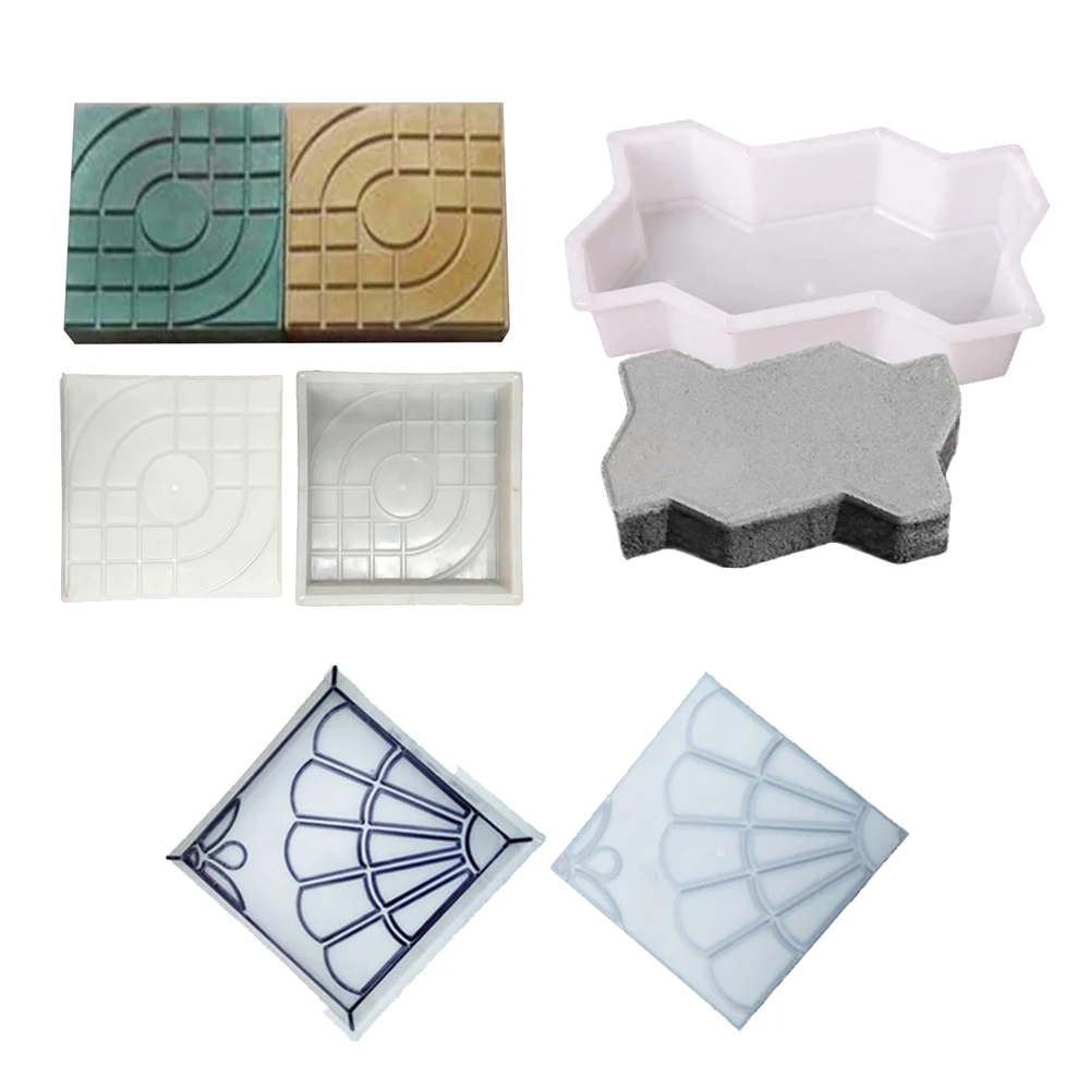 Форма для укладки дорожек грязевой дорожной дорожки кирпичей каменных блоков