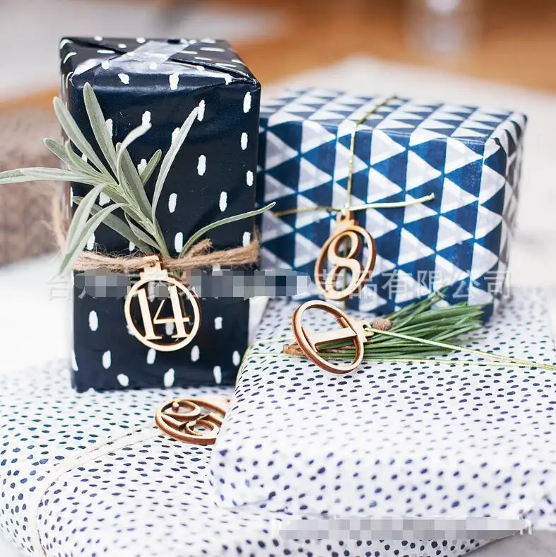 Деревянный календарь с обратным отсчетом 1-25 шт. | Дом и сад