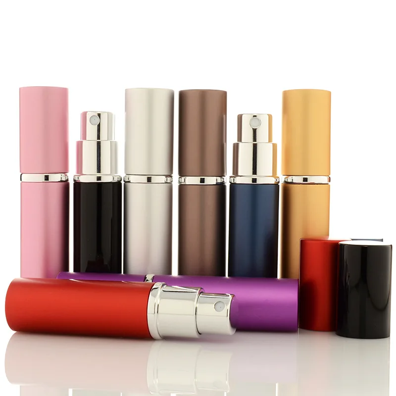 

6ml Portable Mini Refillable Perfume Bottle With Spray Scent Pump Empty Cosmetic Containers Spray Atomizer Bottle For Travel New