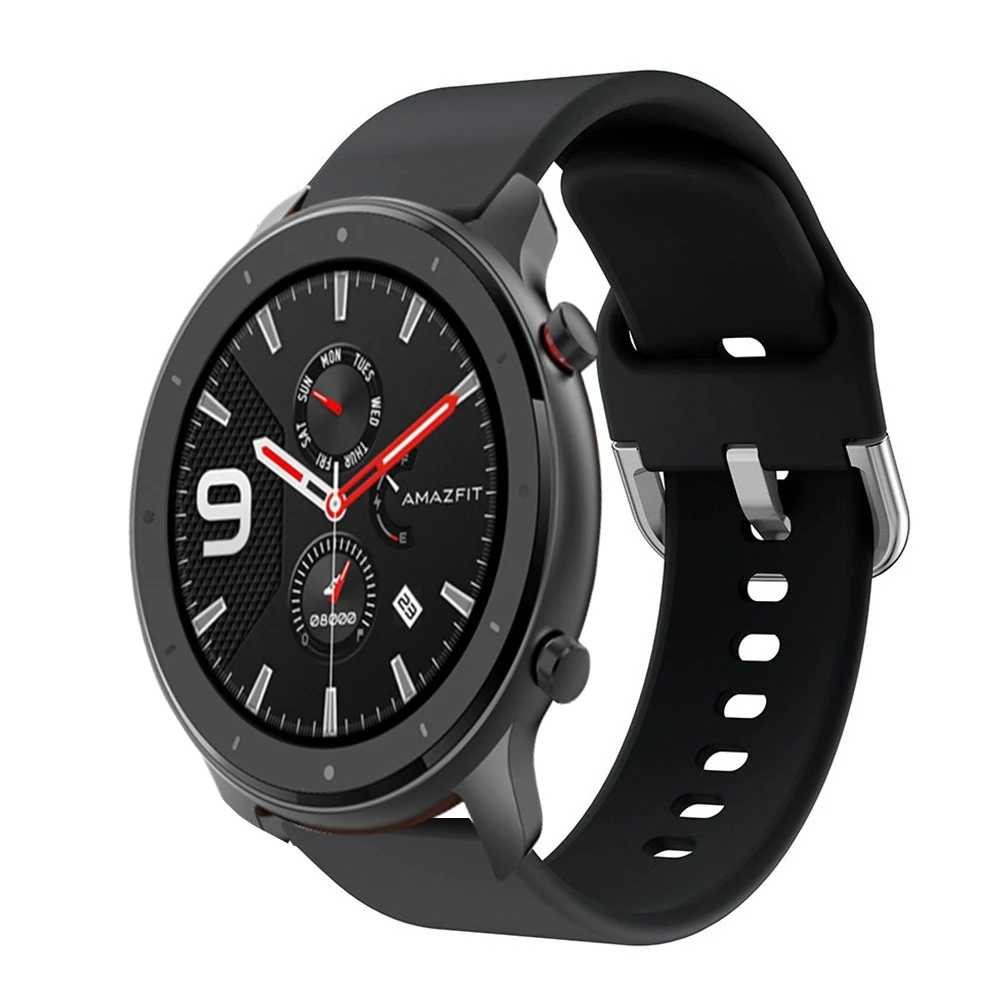22 мм силиконовый ремешок для Amazfit GTR 47 мм смарт-часы для Amazfit Pace/Amazfit Stratos 2/2S 3 сменный Браслет