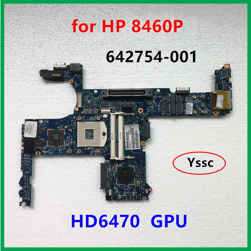 Материнская плата для ноутбука 642754-001 6050A2398501 HP EliteBook 8460P материнская HM65 DDR3 HD6470