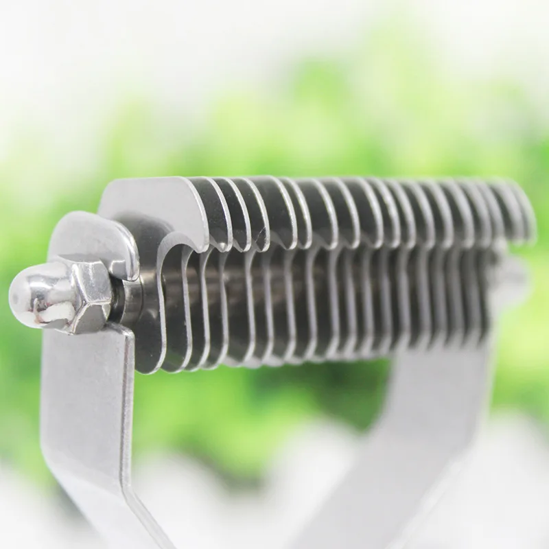 

Hartley pet open comb / long hair dog six-edge sawtooth open knife / dog com