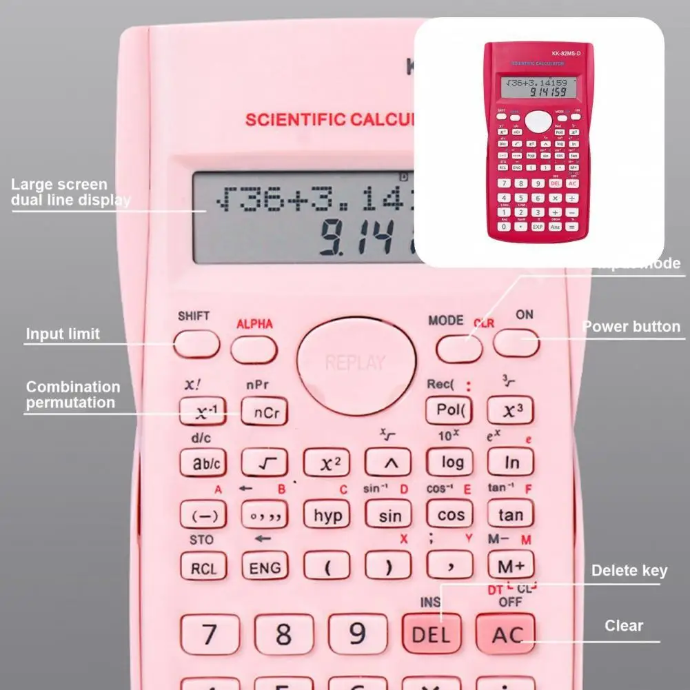 

Практичный портативный бесшумный мини-калькулятор для учеников, студенческий калькулятор, ручной калькулятор