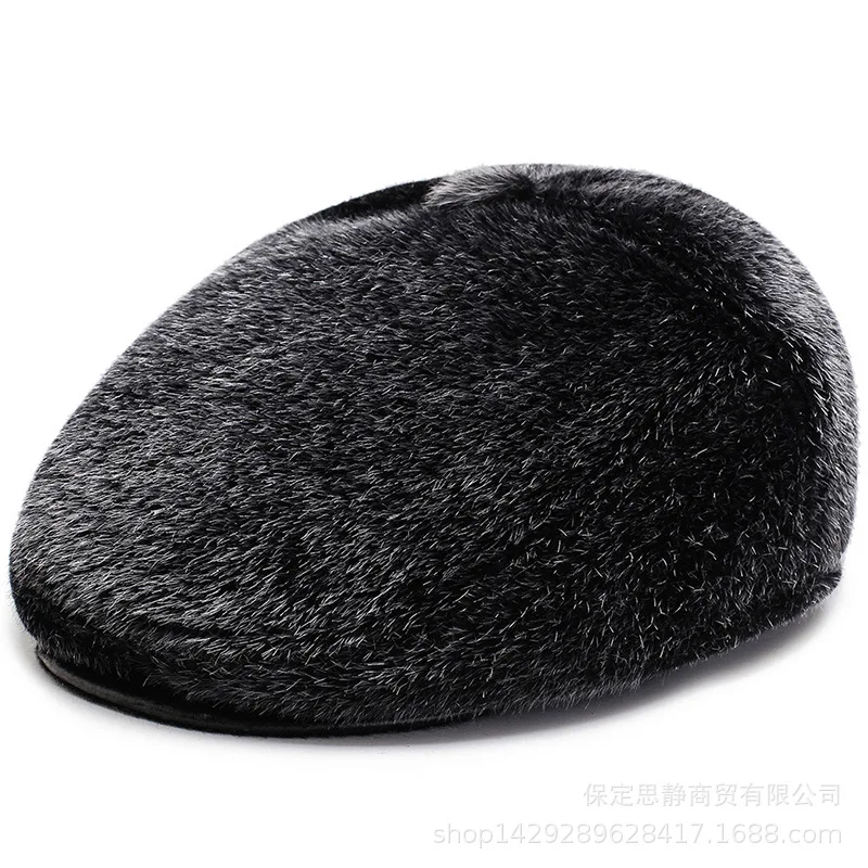 Шерстяная шапка для мужчин среднего возраста теплая зимняя | Аксессуары одежды