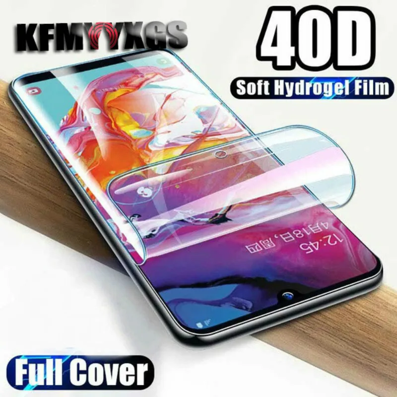 Мягкая Гидрогелевая пленка 40D для Samsung Galaxy A6S A8S A9S Note5 Note8 Note9 защитная экрана C5 C7 c8 Pro