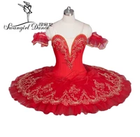 adult high quality red paquita ballet tutu girls professional classical performance ballet tutus for girlsbt9046
