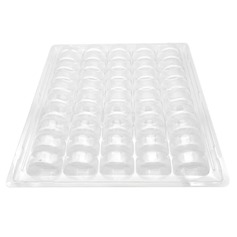Clear PET Closeable French Macaron Storage Trays - Holds 50 Macarons Per Set Pack of 4Sets |