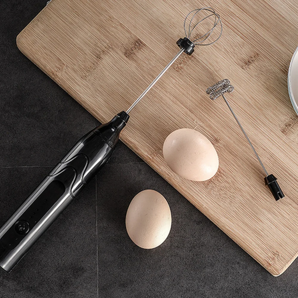 

USB Powered Egg Whisk Electric Handheld Foamer Portable Bubble Maker