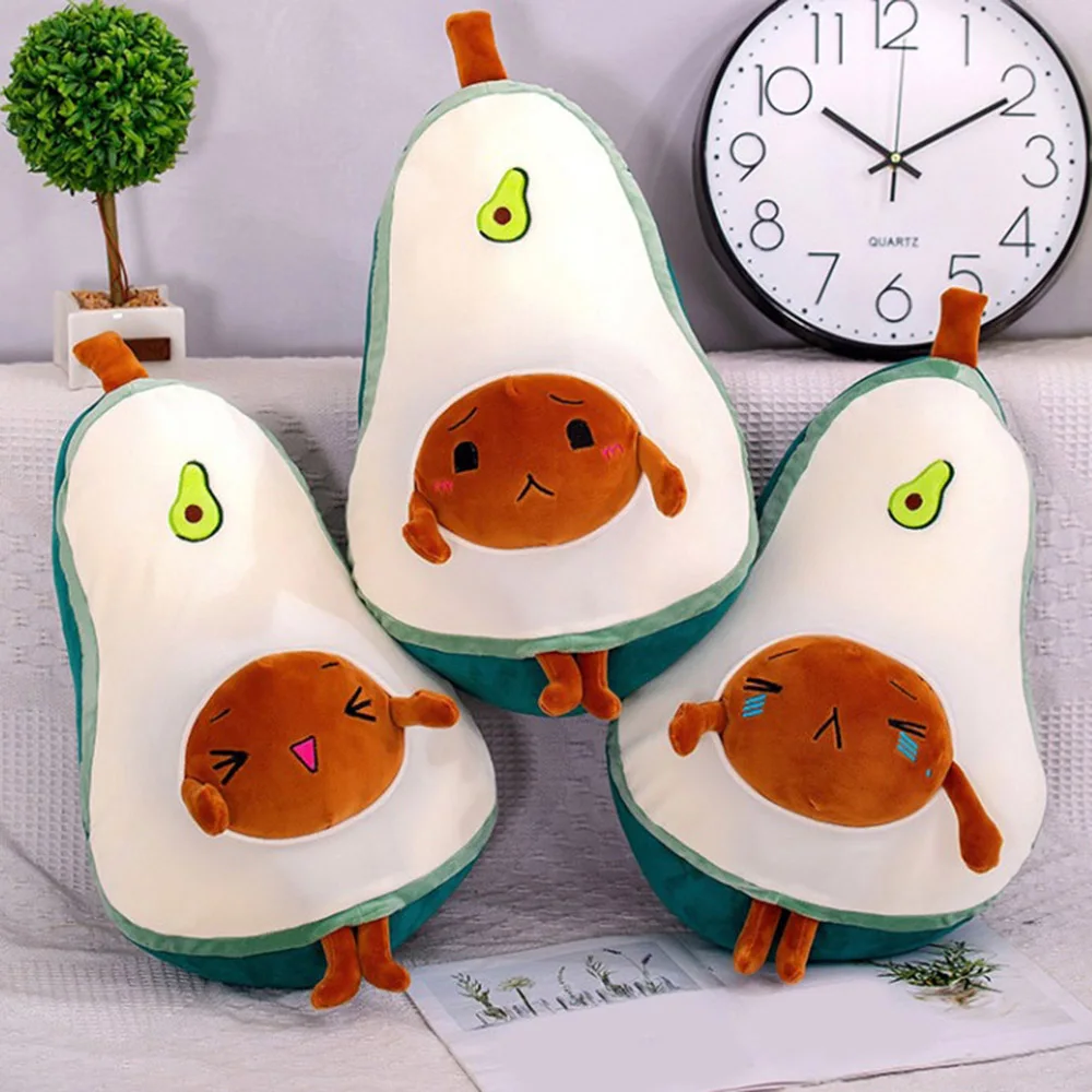 Рождественские подарки авокадо плюшевые подушки овощи игрушки мягкие милые