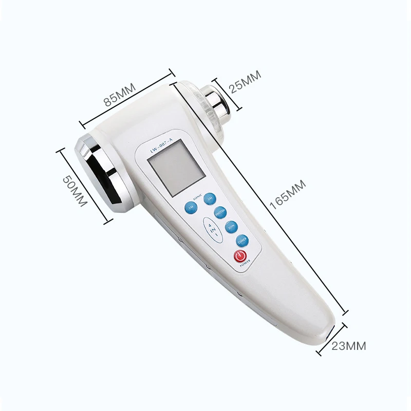 Двойная головка ультразвуковой очиститель лица Электрический Вибрационный