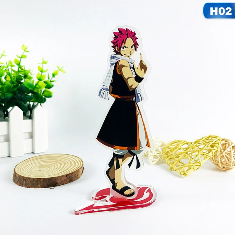 

15CM Japan Anime Fairy Tail Acrylic Stand Model Toys two-sided Action Figure Pendant Plate Desk Stationery