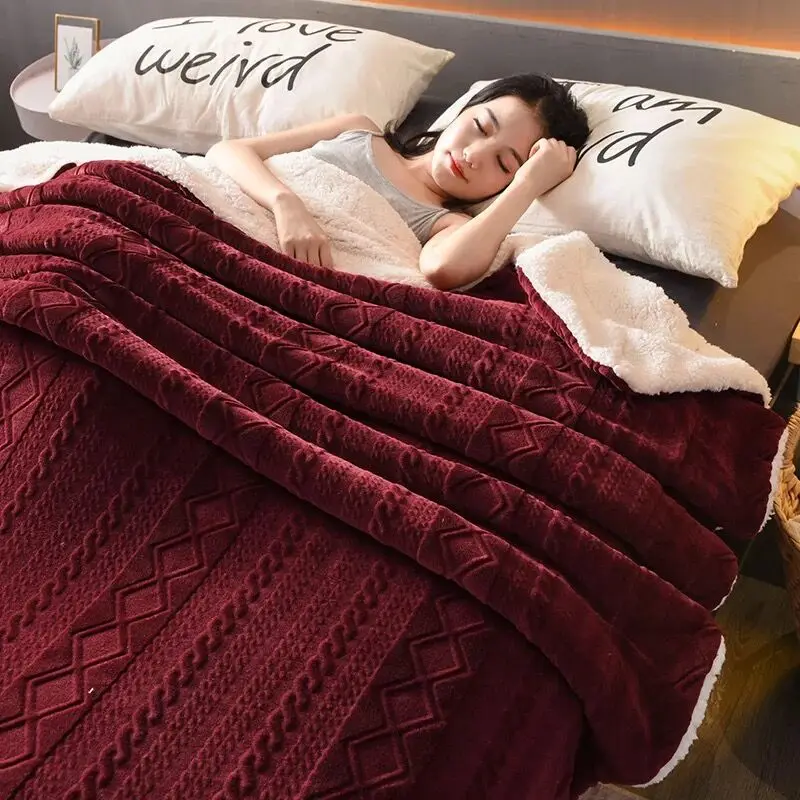 Бархатное покрывало с вырезами мягкое меховое для дивана/кровати/самолета