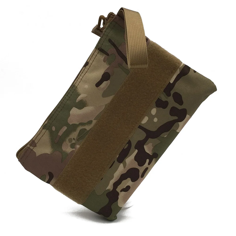 

Travel Nylon Compact Self Adhesive Hunting Sundries With Strap Handbag Portable Storage Multi-use Pouch Outdoor Sports