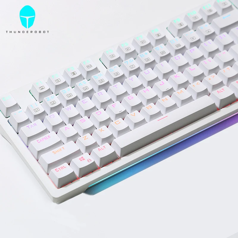 KG3104 RGB механическая клавиатура Проводная USB игровая 104 клавиши геймер синий