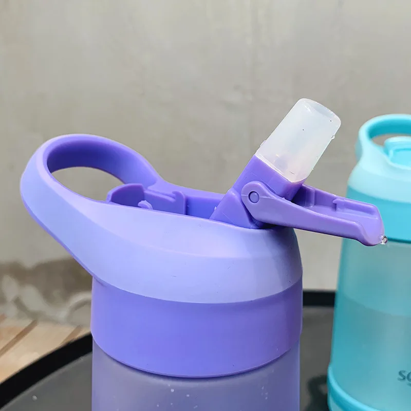 550 мл бутылка для воды детей мини с соломенными спортивными бутылками