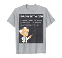 rules of getting older t shirt funny over the hill adult tee