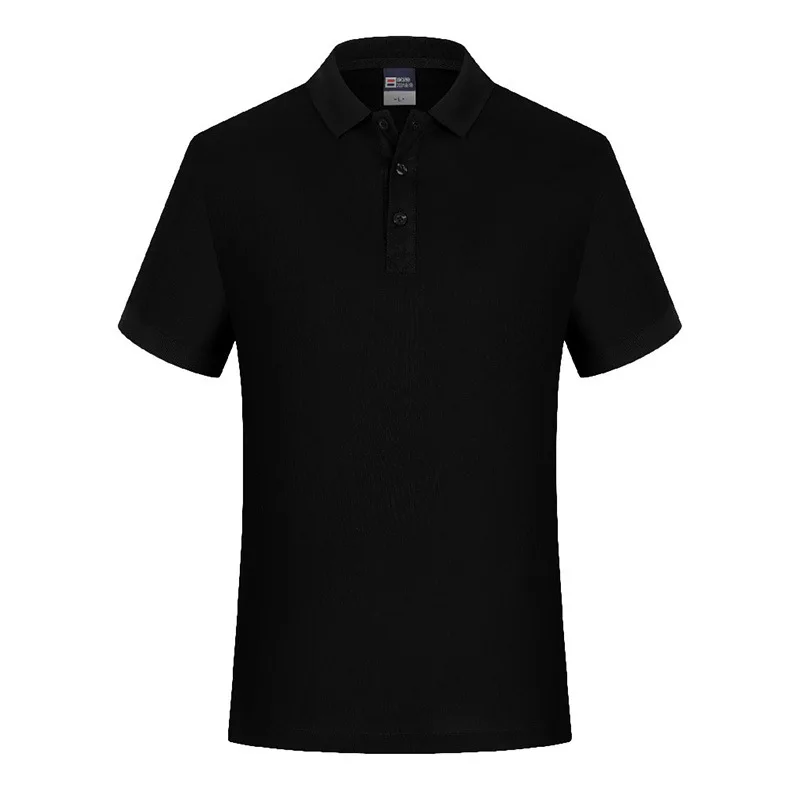 Поло с коротким рукавом и воротником из чесаного хлопка верхняя одежда без