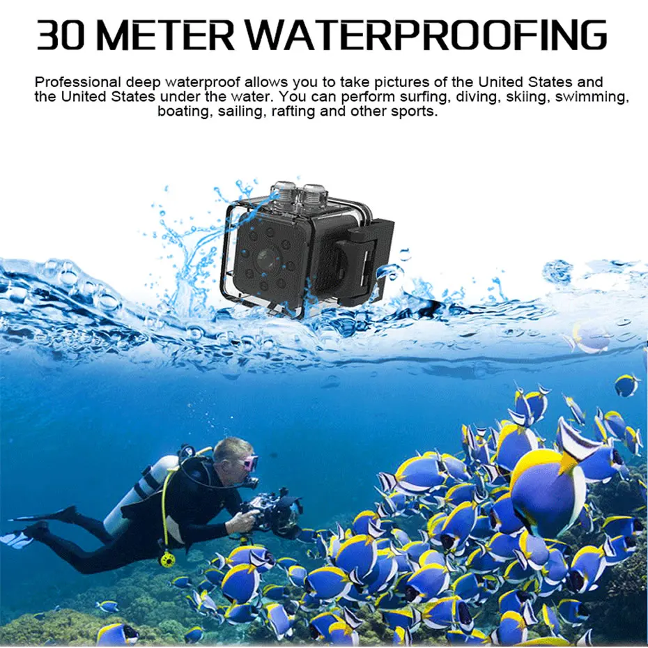 Мини камера wifi камера FULL HD 1080P с ночным видением водонепроницаемый корпус CMOS сенсорный регистратор видеокамера SQ11 SQ12 SQ13 SQ23