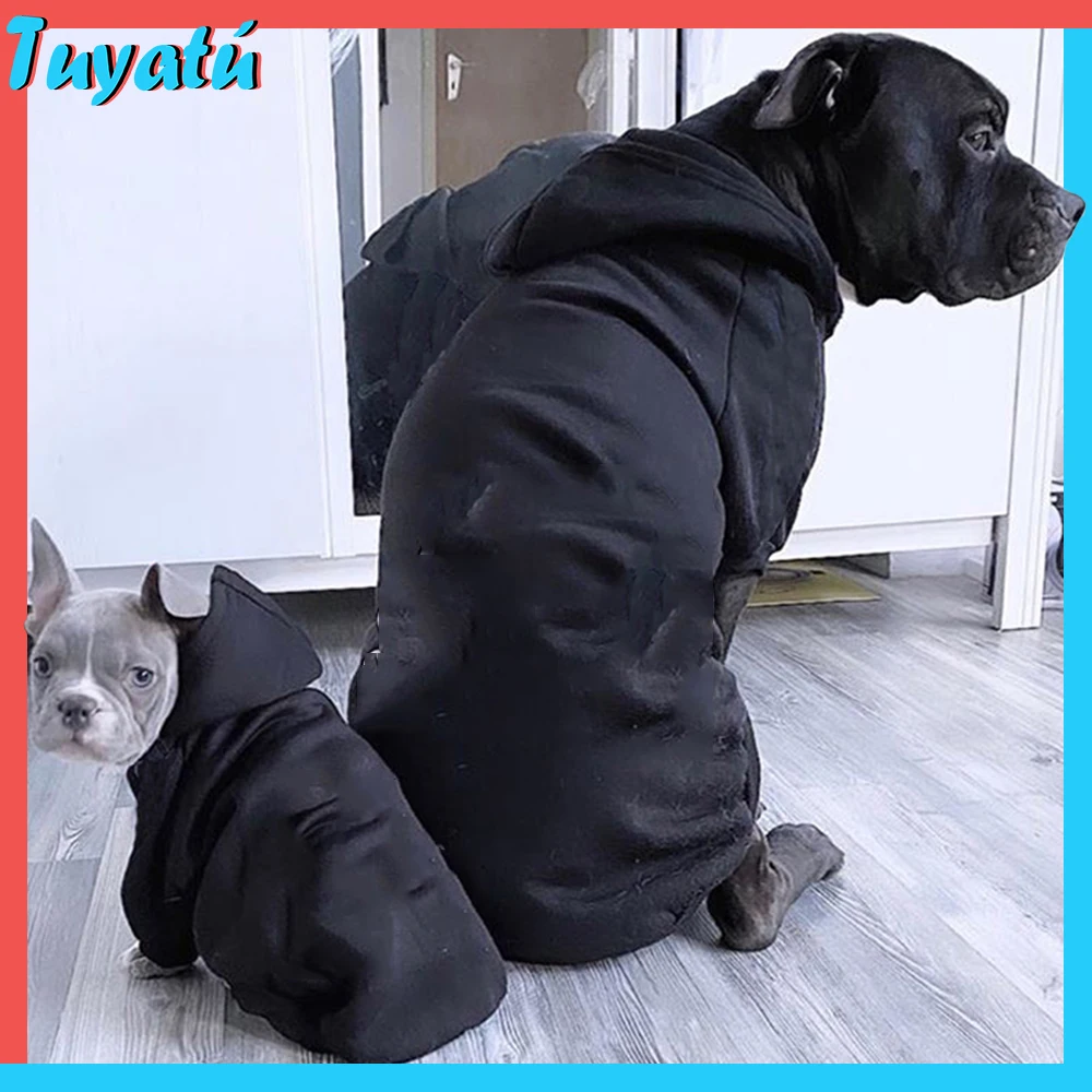 Одежда для собак худи пальто зимнее теплое щенков одежда больших и маленьких