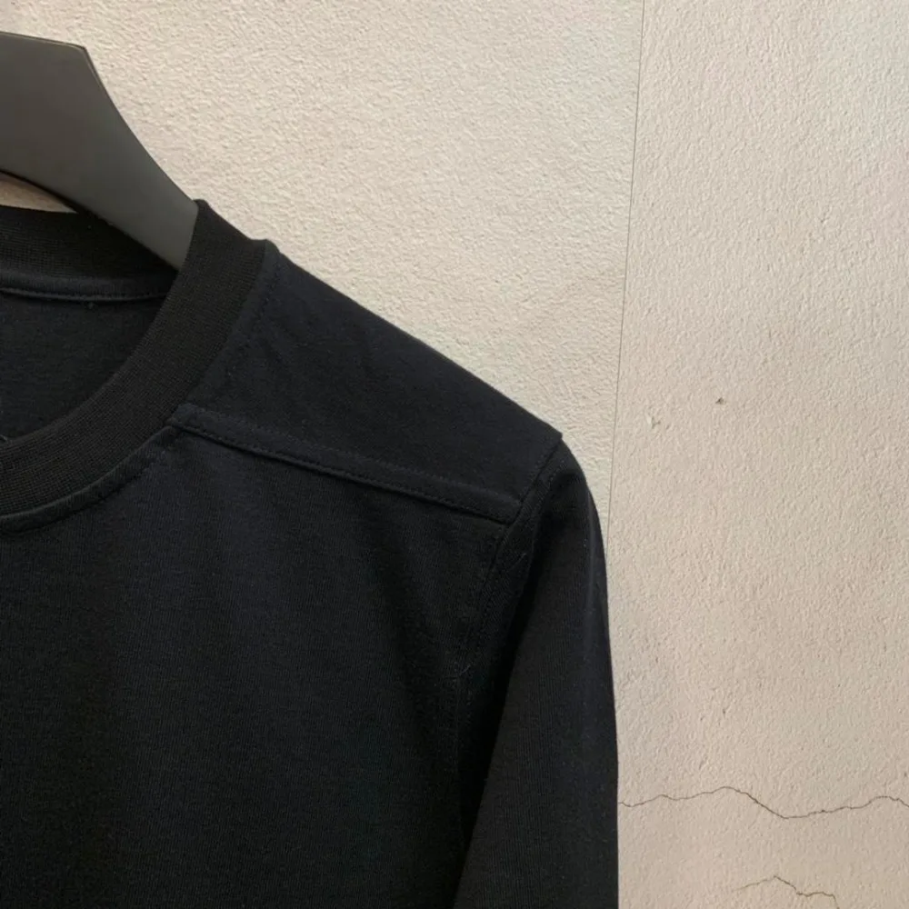 19ss Owen seak, мужские хлопковые Толстовки, Толстовки, готический стиль, большие размеры, Мужская одежда, Осенние однотонные черные толстовки, облегающие толстовки