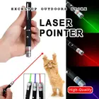 Зеленый лазерный светильник, лазерная указка с USB-зарядкой, 532 нм, 5 мВт, высокомощное устройство, лазерная ручка, горящая 4h Полностью заряженная уличная