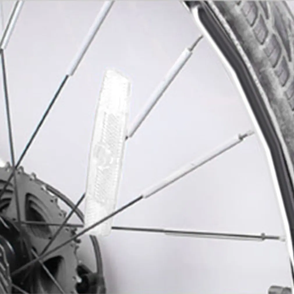 

Road Bike Warning Spoke Reflector Steel Wire Lamp Warning Tapes MTB Bicycle Wheel Rim Reflective Mount Clips