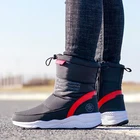 Женские зимние ботинки; Теплые ботинки на платформе с толстым мехом; Нескользящая Водонепроницаемая зимняя обувь; botas mujer