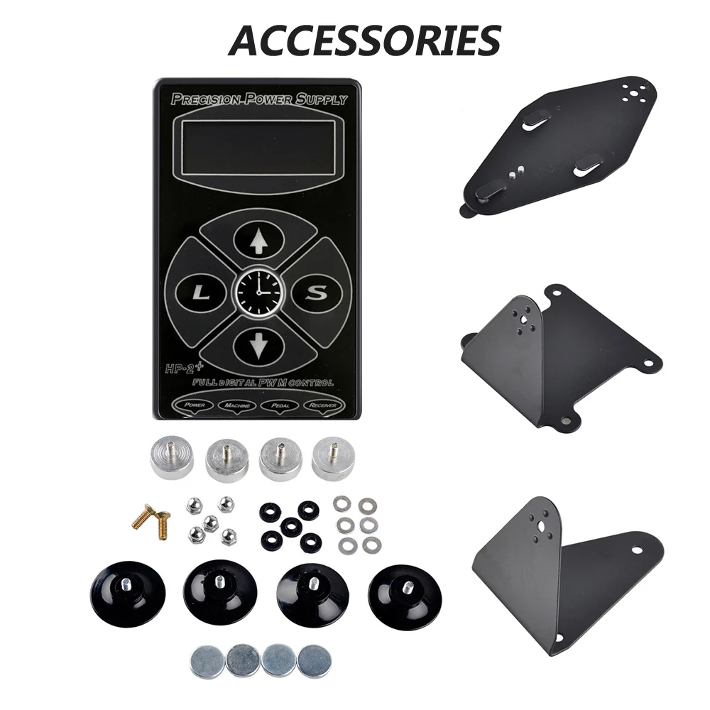 HP-2 + источник питания для татуировок Hurricane Rotary Digital LCD Tattoo Machine Permarent Makeup Power Supply |