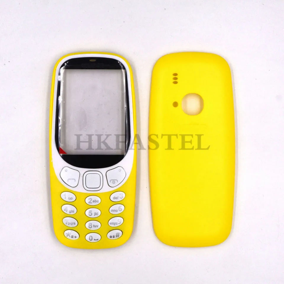 Yellow Color HKFASTEL для Nokia 3310 двойная sim-карта высококачественный чехол для мобильного телефона с клавиатурой - Цвет: Yellow Color