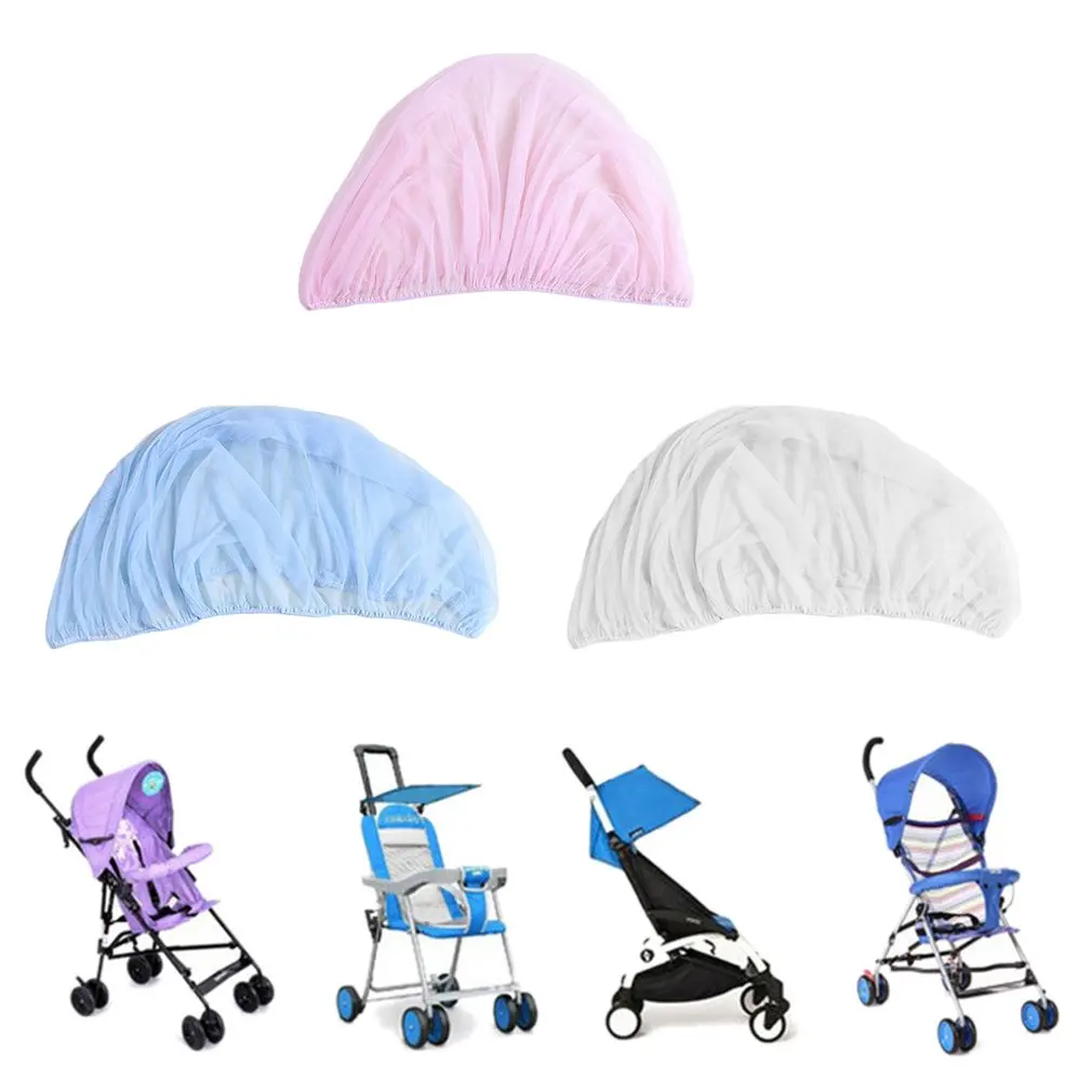 

1 Pc Hot Full Summer Outdoor Baby Infant Kids Stroller Pushchair Mosquito Insect Net Mesh Buggy Cover Baby Mosquito Net