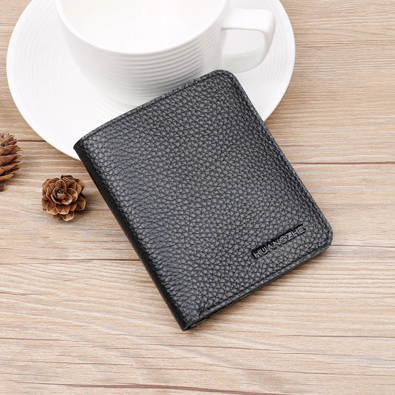 Мужской мини-кошелек ультратонкий кошелек ID держатель для карт тонкий короткий