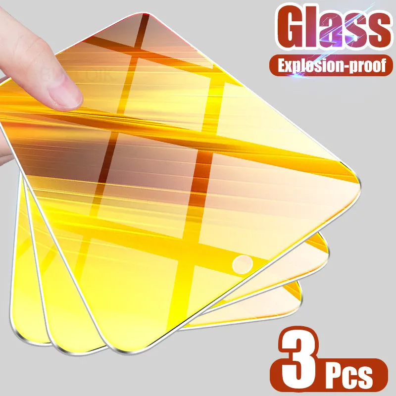 

3Pcs Tempered Glass For Xiaomi Mi 10 8 9 SE Note 10 A2 A3 Lite 9T Poco X3 CC9E Screen Protector For Redmi note 8 9 pro 9s Glass