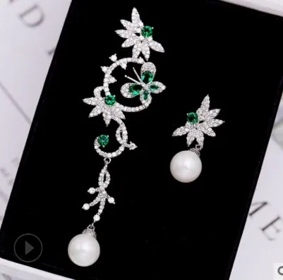 Модные низкие цены высокое качество бриллиантовые кристаллы ассиметричные