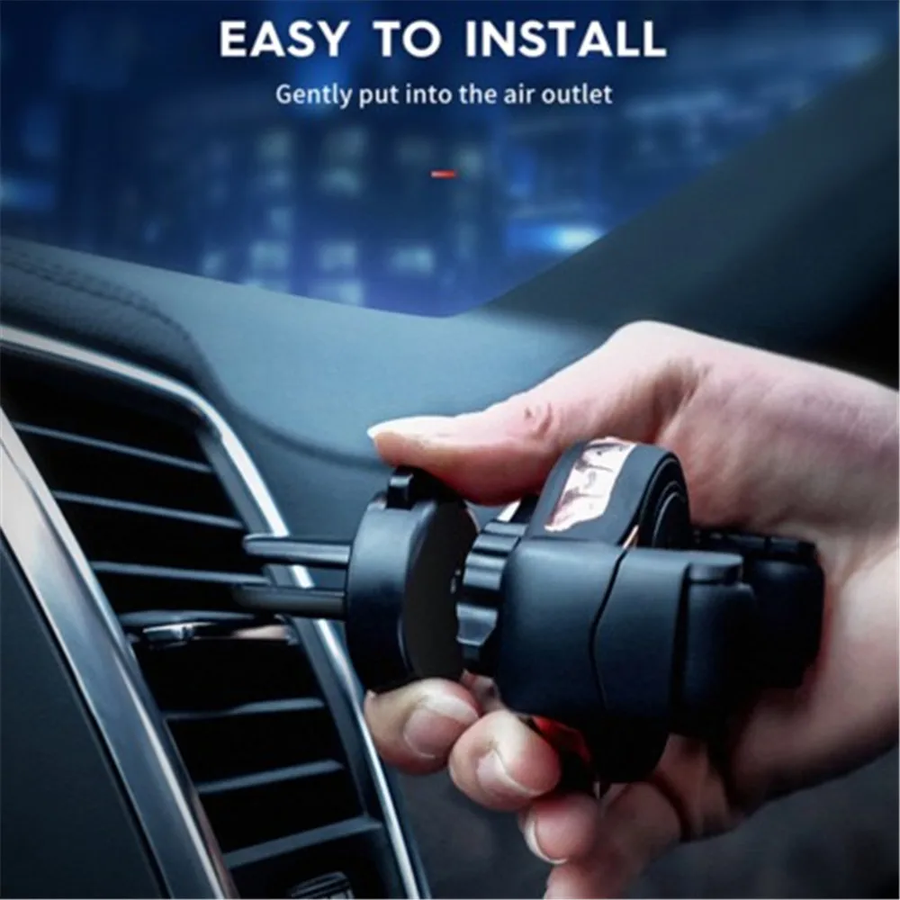 Автомобильное беспроводное зарядное устройство 10 Вт Быстрая зарядка подставка